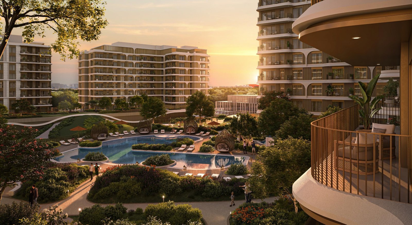 The Canopies at Yas Point waterfront community at the northernmost point of Yas Island